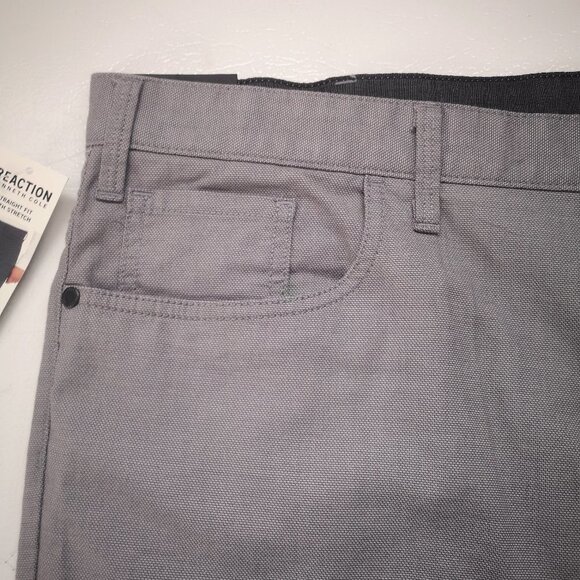 NWT Reaction Kenneth Cole Men's Size 40/30 Straight Fit with Stretch Pants - Picture 9 of 12